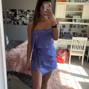 Beautiful purple dress from These Three Boutique